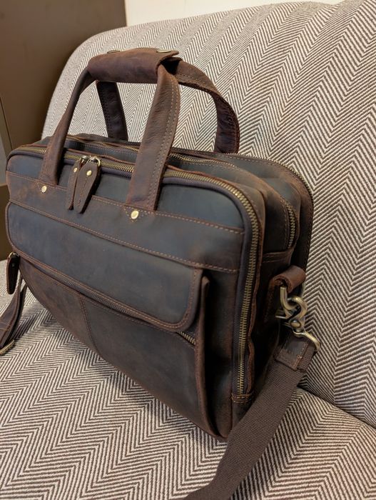 Geanta laptop servieta diplomat avion piele