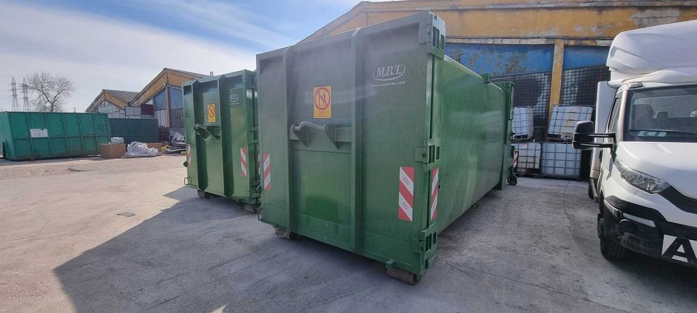 Prescontainer mobil deseuri uscate, model P22N (Standard), utilaje noi