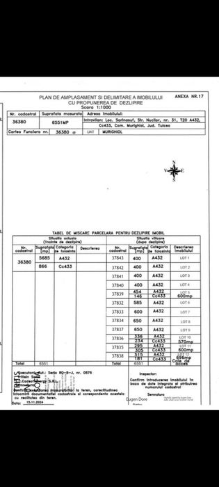 Teren intravilan in delta Murighiol, Sarinasuf centru