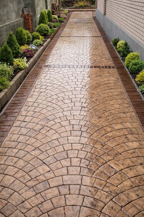 Шлайфан бетон Щампован бетон