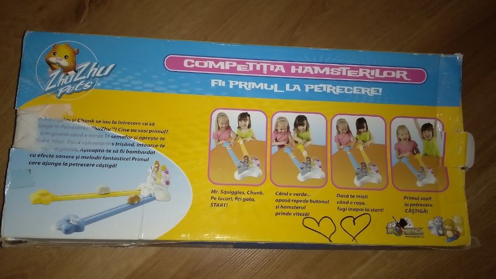 Joc cu lumini si sunete "Competitia hamsterilor", 3 ani +, UTILIZAT