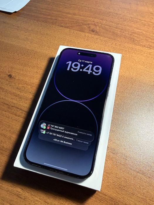 Iphone 14 pro max в идеальном состоянии полный комплект