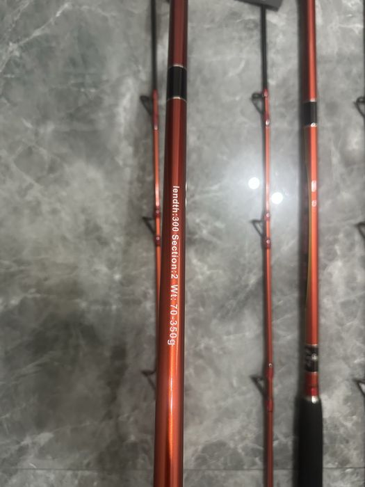 SET RIVER  3 Lansete FL Pro FLX River 3.00m/70-350g + 3 Mulinete Fl Strategist River 6000 10rulment