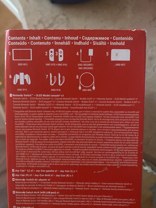 Nintendo switch oled