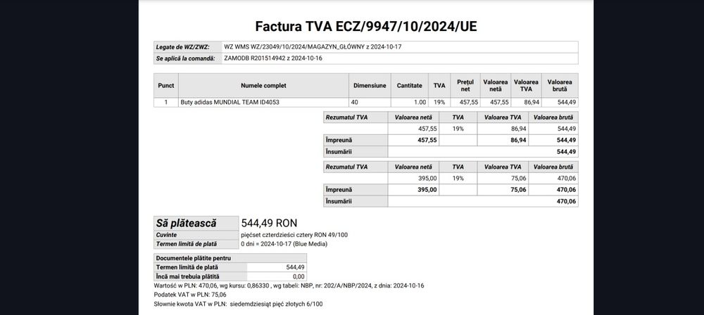 Adidași sintetic Adidas Copa Mundial
