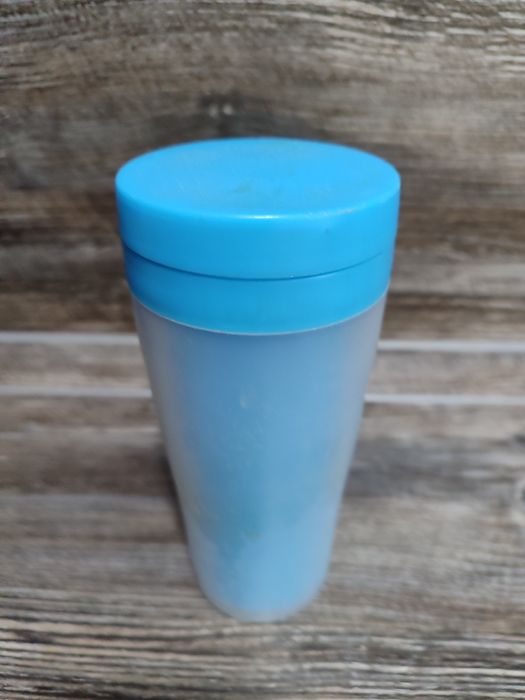 Термокружка голубая