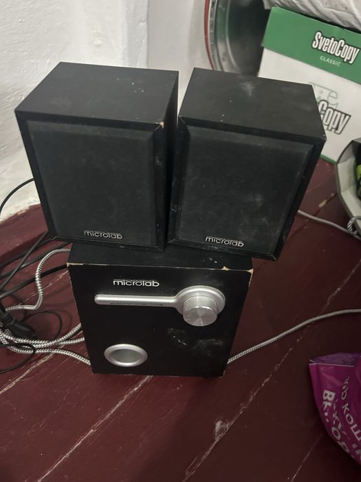 Колонки microlab с буффером