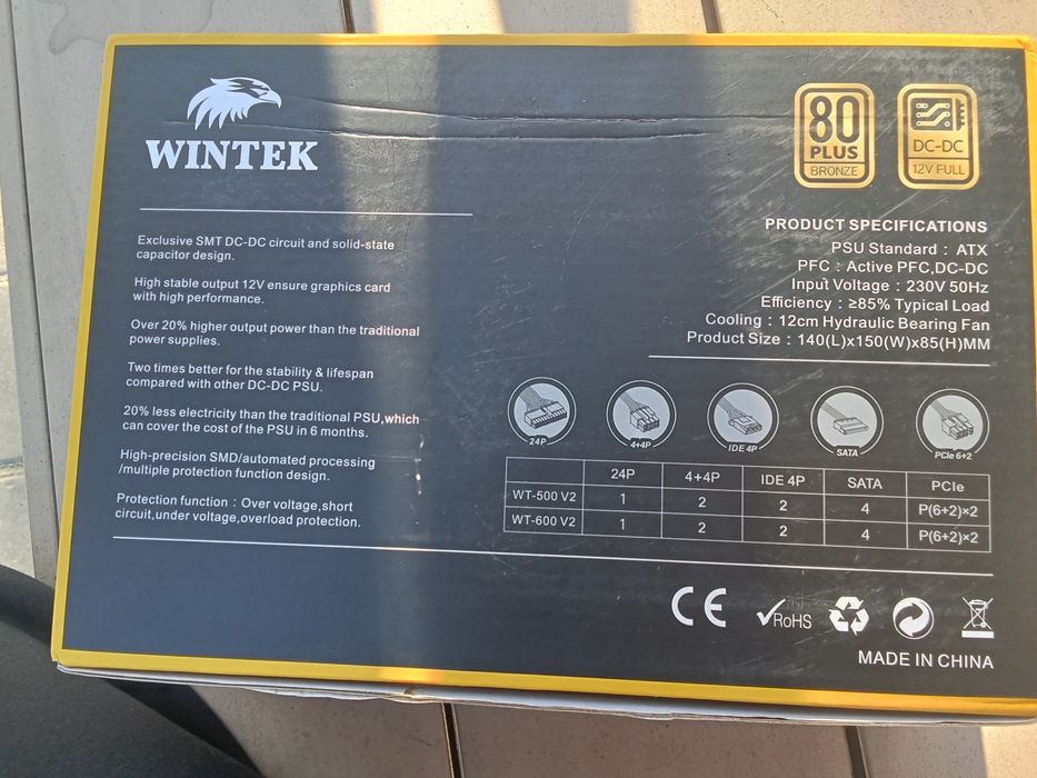 Блок питания wintek 600v2