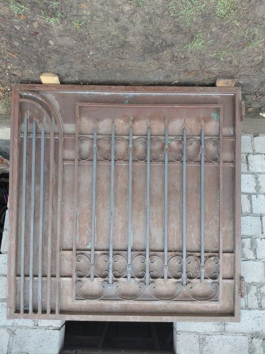 Ворота на забор металические.