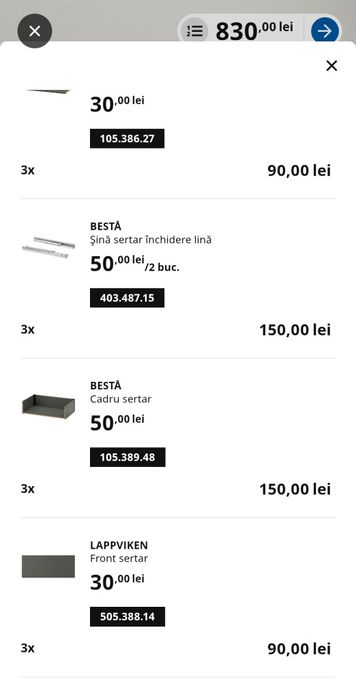 Comoda TV BESTÅ Ikea