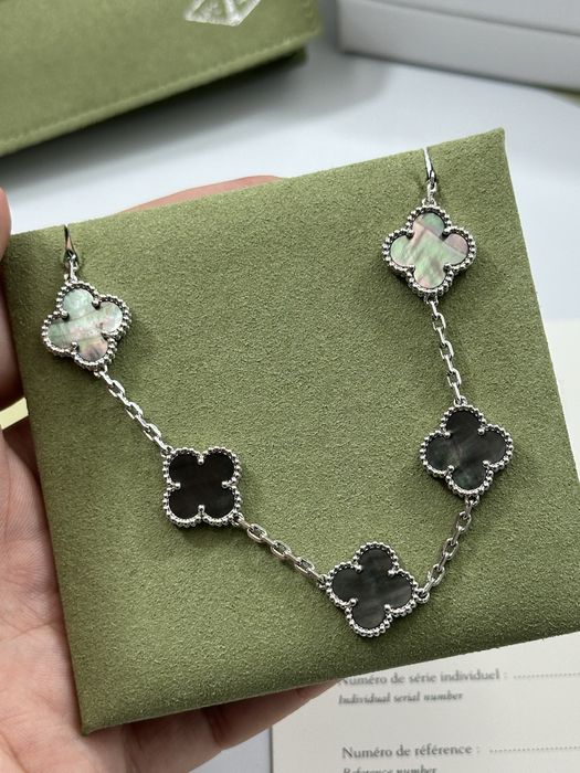 Brățară Van Cleef & Arpels 5 motifs White Gold 750 Mother of Pearl