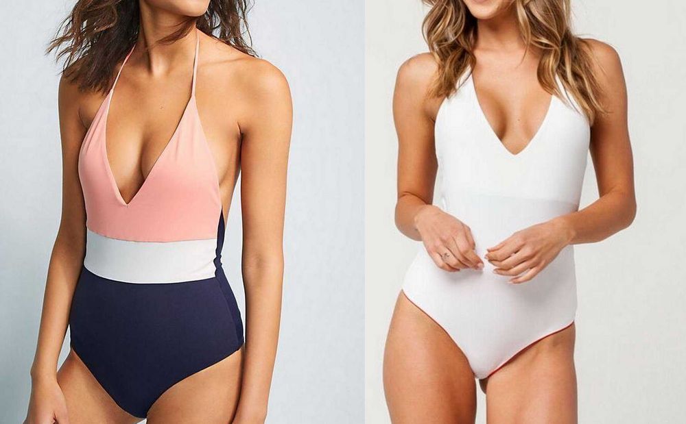 NOU! Costum de baie intreg cu 2 fete TAVIK Chase