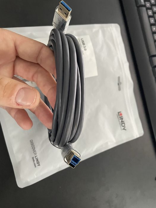 Кабел Lindy USB 3.0 5 метра