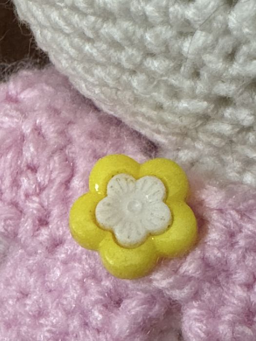 Ръчно плетена играчка коте