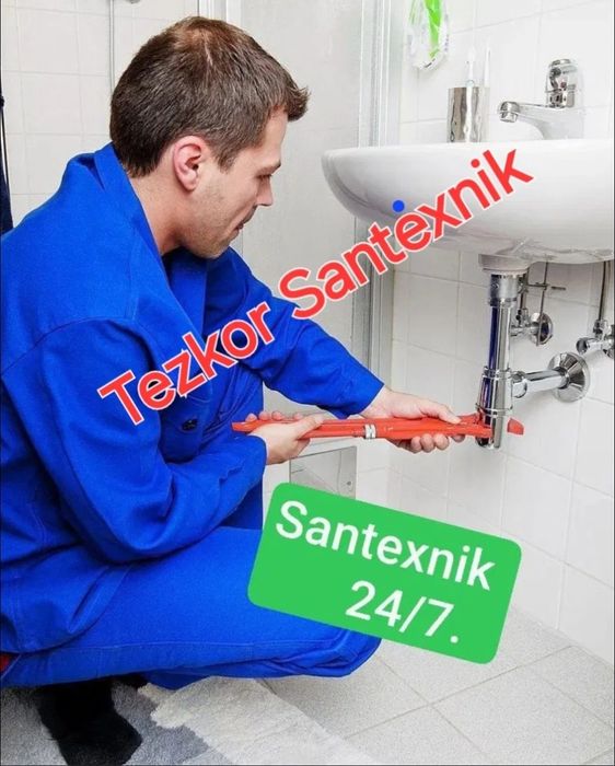 Santexnik xizmati 15 yillik staj bilan sfatli tamirlash