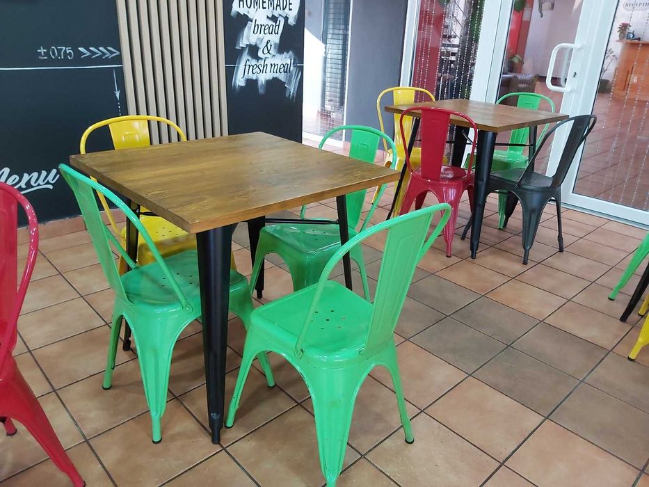 LICHIDARE STOC* Masa Urban, blat lemn si picioare metalice