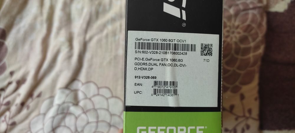 MSI GeForce GTX 1060 6GB OCV1