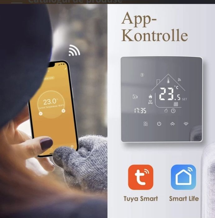 Termostat wifi Beok incalzire pardoseala