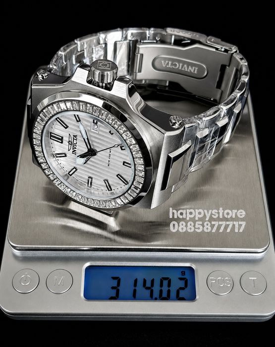 INVICTA Akula Swiss Diamond Silver 58 mm, Инвикта нов ръчен часовник