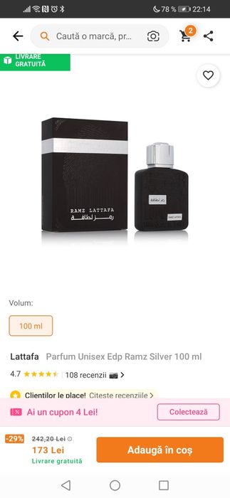 Parfum bărbătesc Lattafa 100 ml