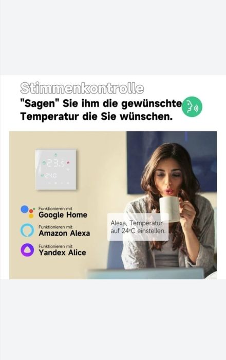 Termostat centrala/încălzire în pardoseală

Beok, Wifi, Tuya