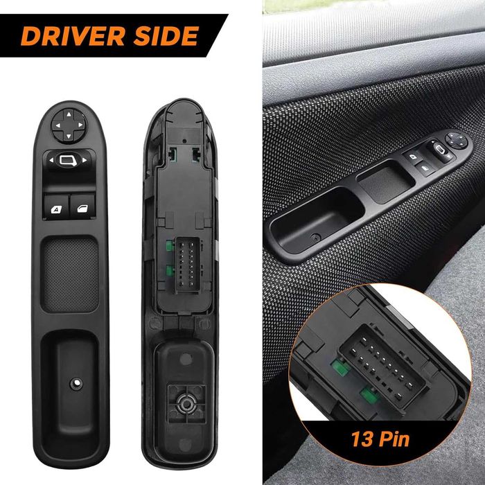 Бутони за ел. стъкла Peugeot 207 / Citroen C3 – 2 бр.