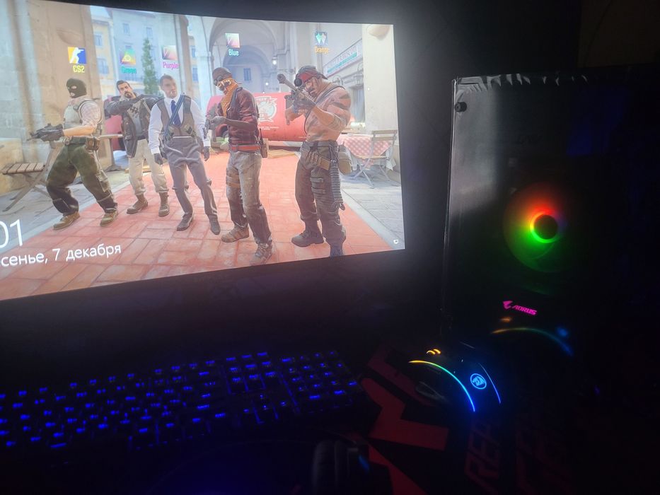 Компьютер i5 9400 9 поколения GTX 1050Ti монитор 24 SSD kampyuter