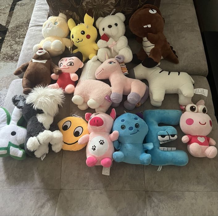 Мягкие игрушки …….
