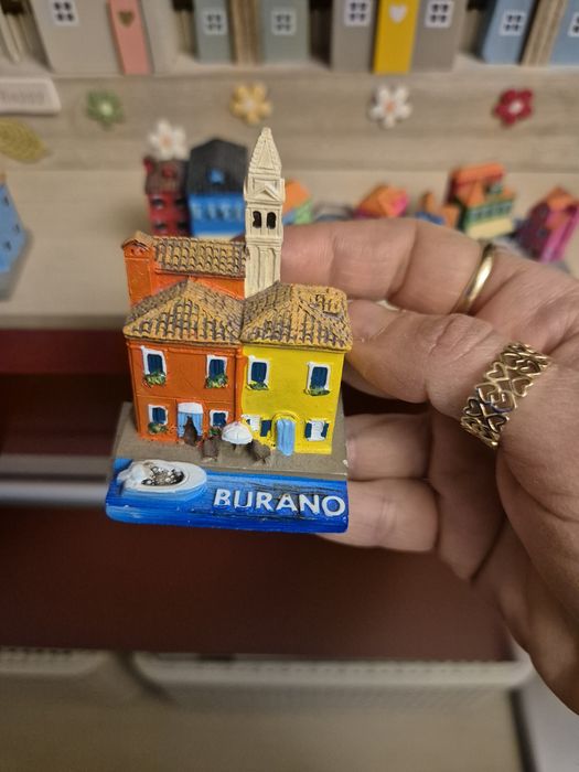 Casute miniatura, Burano(Venetia)-5buc