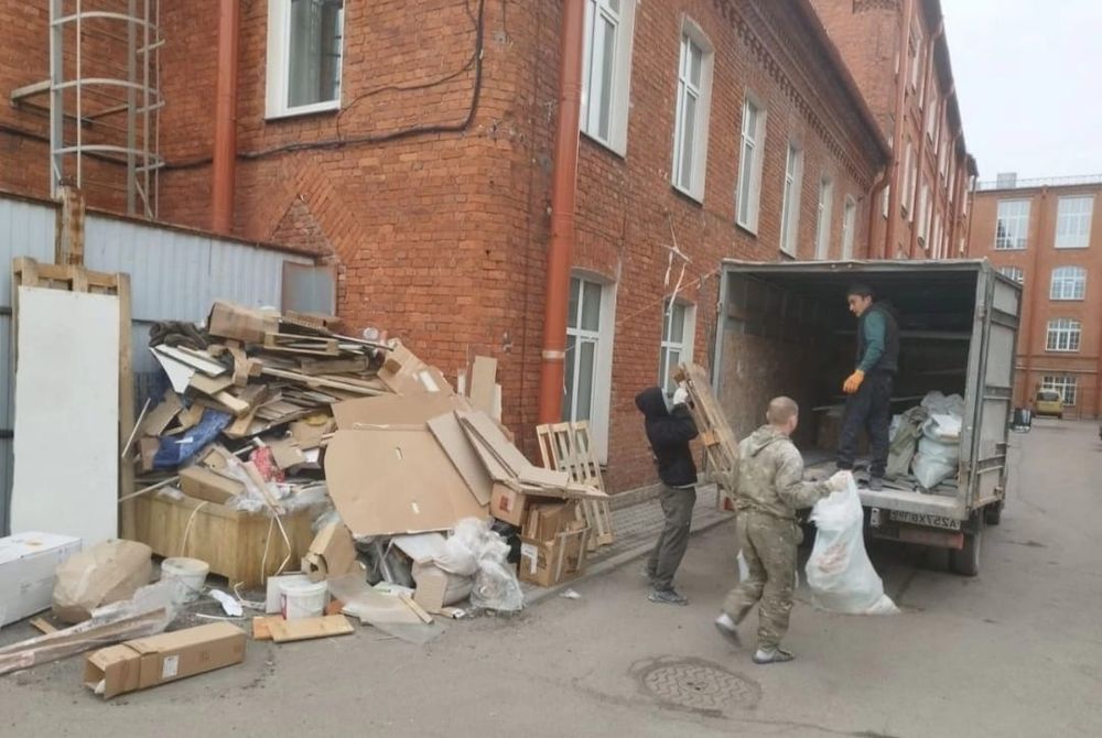 Вывоз мусора, Газель открытый доставка Грузшики есть