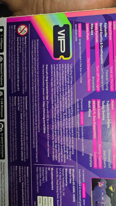 Joc playstation 5 , Lets Sing