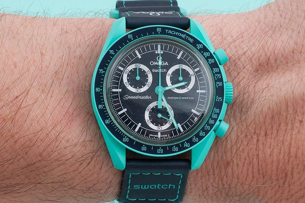 Omega Swatch Mission on Earth Polar Lights