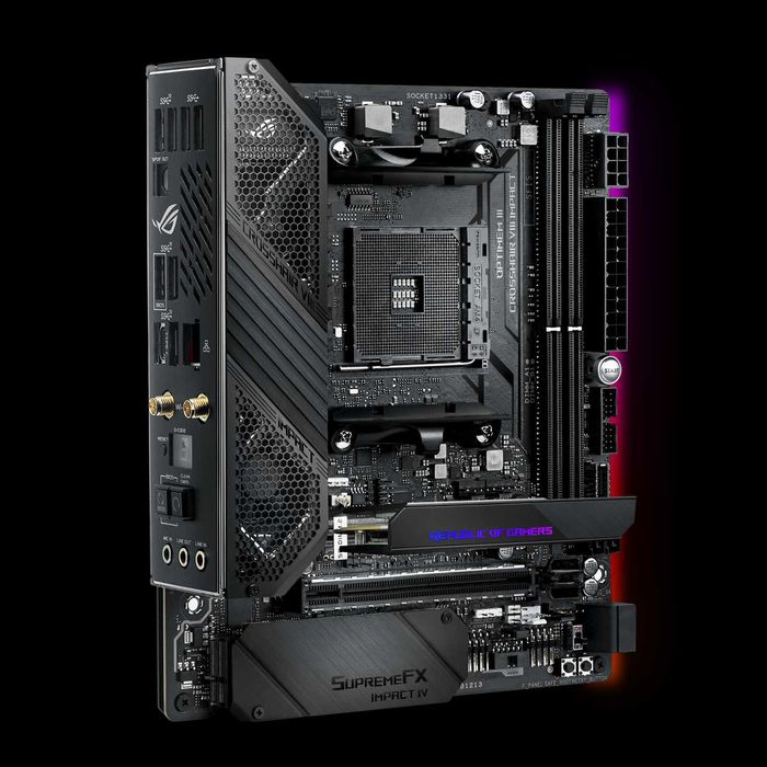 Placa de baza AM4 Asus X570 ROG Crosshair VIII Impact - In Garantie