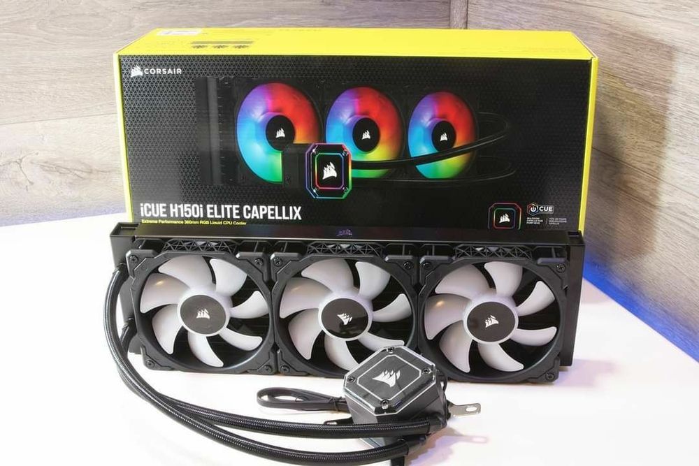 Corsair H150i elite СКИДКА capellix водяное охлаждение/водянка/кулер