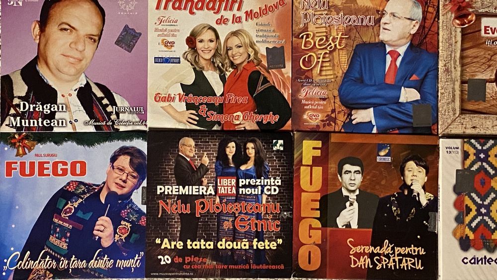 Colectie 16 CD-uri cu muzică populară, etno, tradițională românească