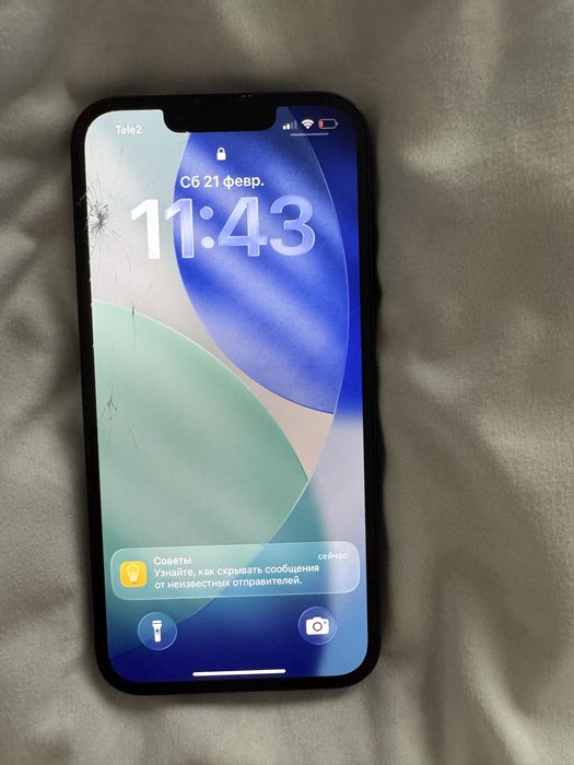 Iphone 13, черного цвета на 128гб