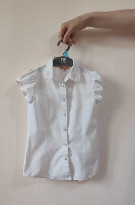 Блузка школьная на девочку 7 лет