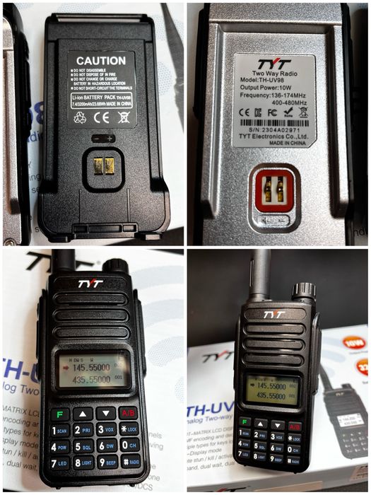 Радиостанция TYT TH-UV98 USB C walkie talkie  radiostation уоки токи