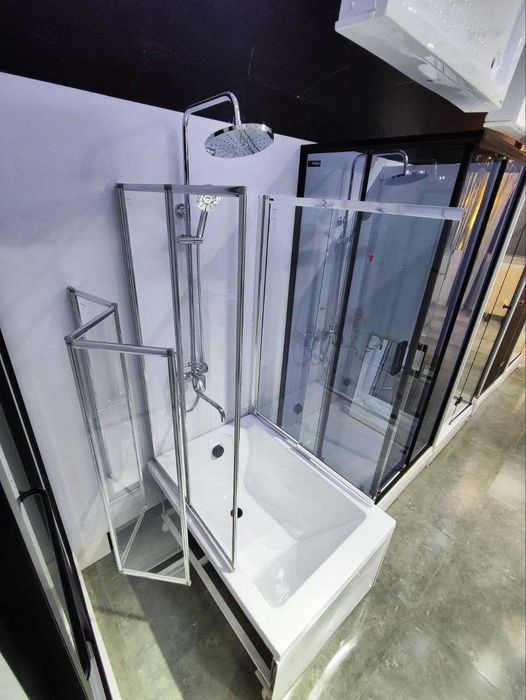 Душевая кабина, ограждение на ванну. Dushevoy oyna vanna ustiga