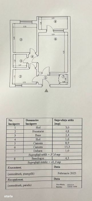 2 Camere Podu Roș – Etaj Intermediar – Fără Risc
