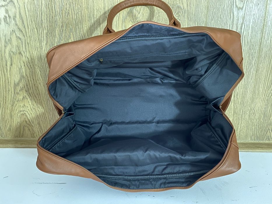 Geanta noua piele barbati unisex travel duffle gym