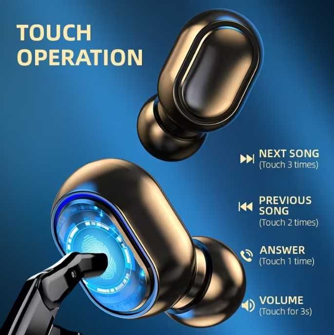 Casti Wireless - OneTouch technology, Hifi sound quality