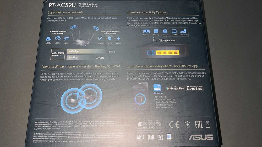 Рутер ASUS AC1500 Dual Band