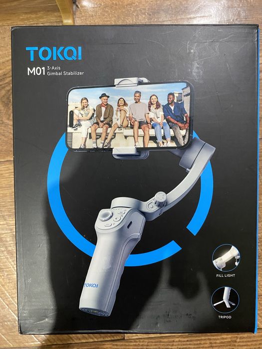 стабилизатор для телефона TOKQI M01 3-Axis Gimbal Stabilizer
