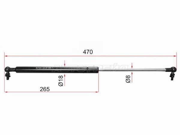 Амортизатор капота  Toyota Land cruiser prado