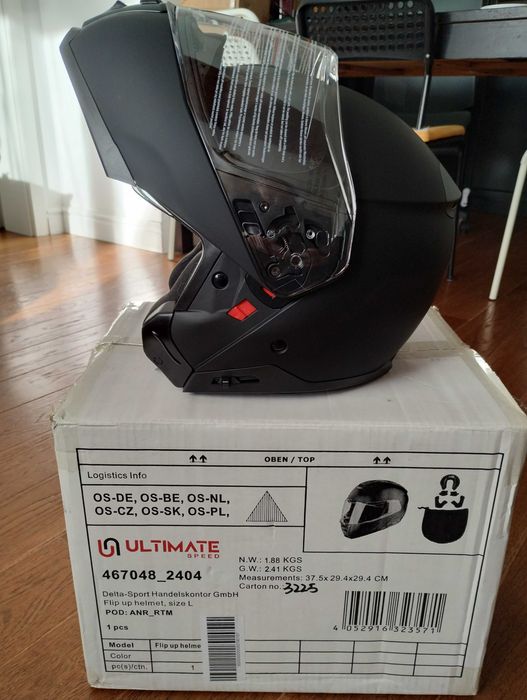 Нова каска модулна за мотор ULTIMATE SPEED® ECE-R 22.06