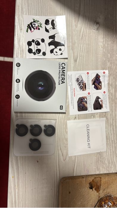 Folie protectoare lentila camera principala iPhone 15 / iPhone 16