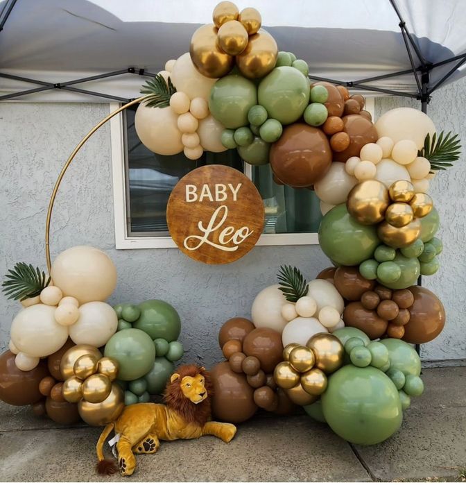 Оформления день рождения медведь Тедди шарики