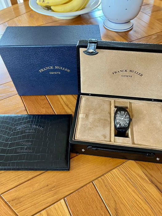 Часовник Frank Muller Black Croco - оригинален!