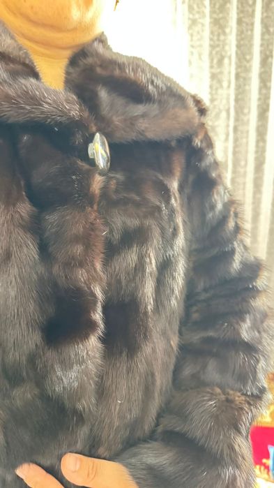 Норковая шүбә и шапка